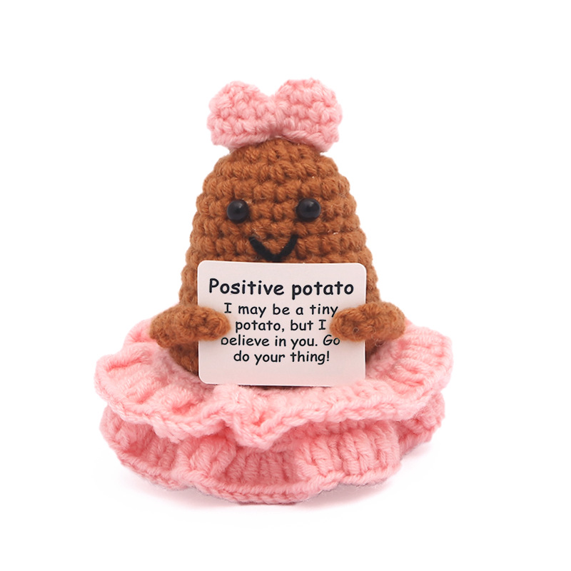 Home Textiles Europe - Bambola Principessa Patata all'Uncinetto con Carta,
