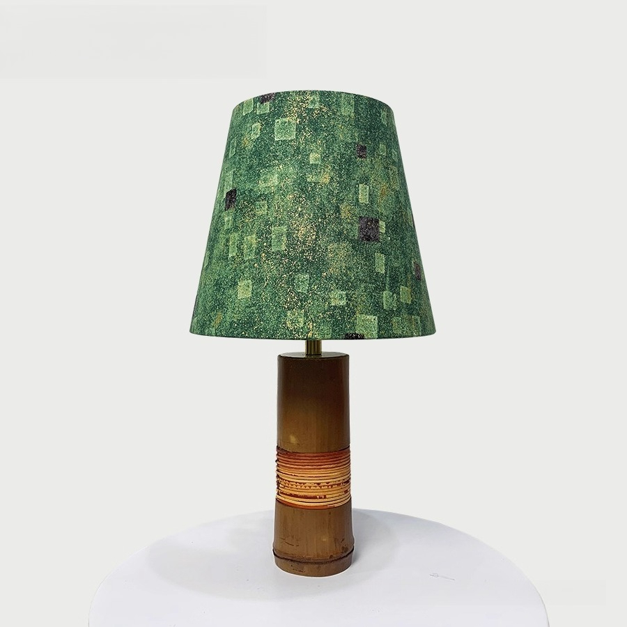 Home Textiles Importers In Usa - Lampada da tavolo in rattan naturale