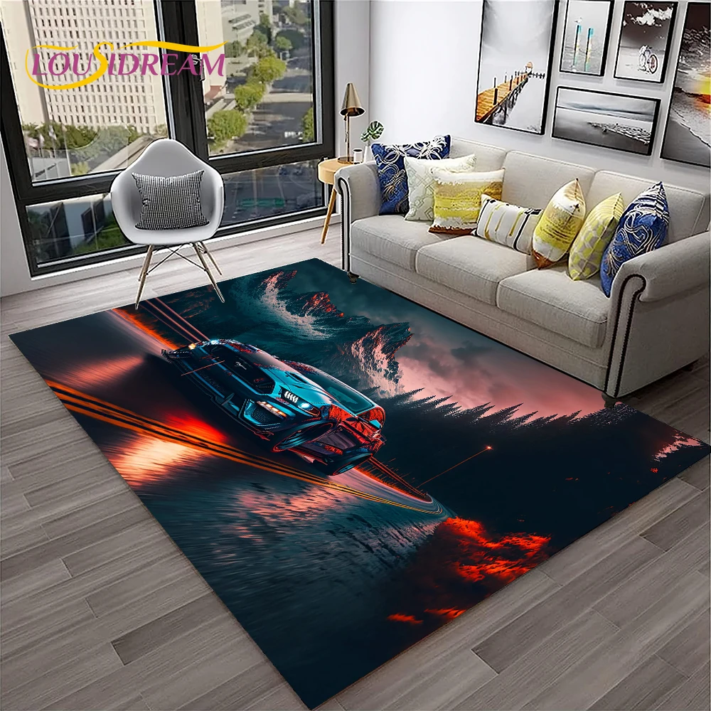 Home Textiles Online - Tappeto classico Ford GTR Mustang per