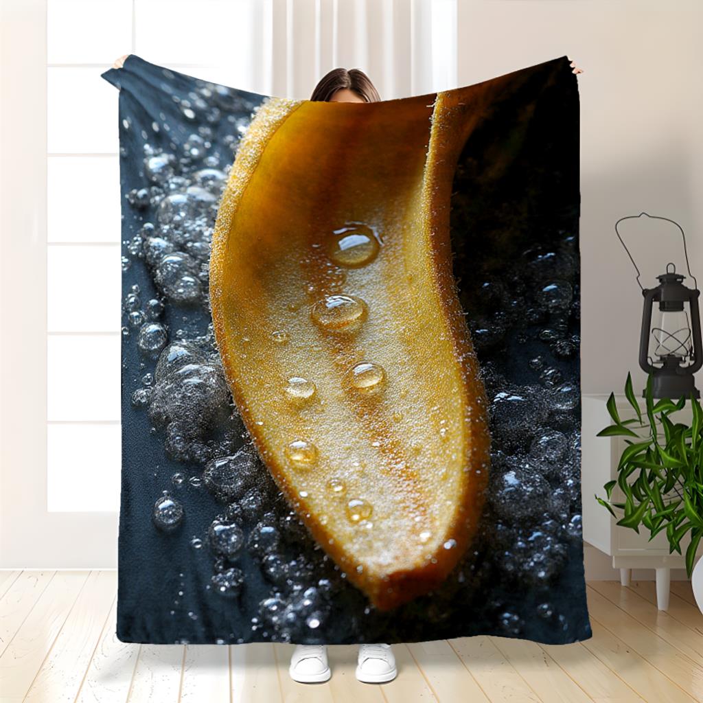 Home Textiles Images - Immagine macro naturale di banane. Coperta