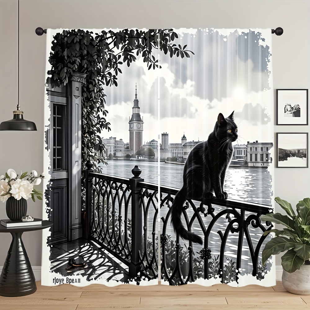 Tenda Gatto Nero, Drappeggio p - Home Textiles London recensione e prezzo
