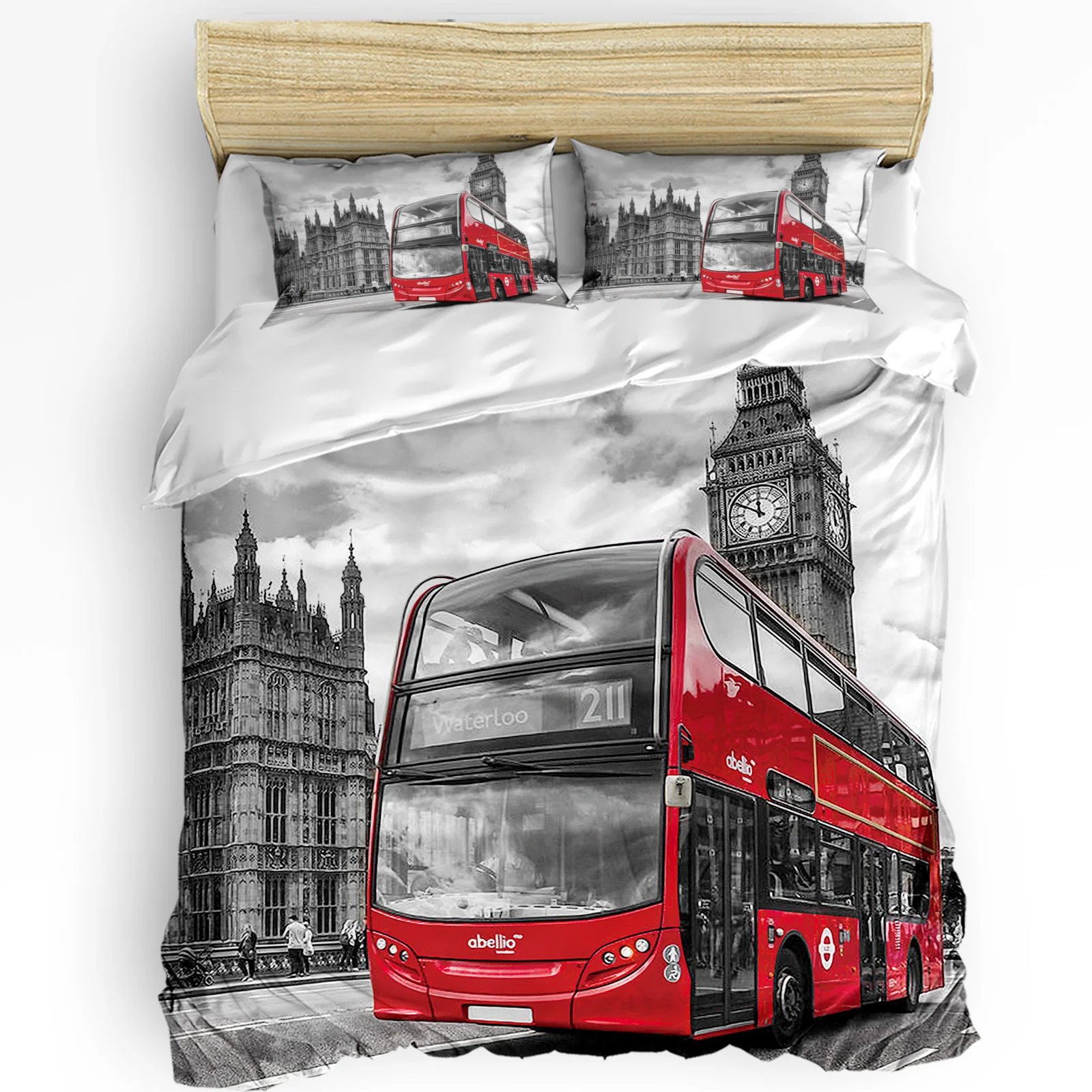 London Street Red Bus Big Ben  - Home Textiles London recensione e prezzo