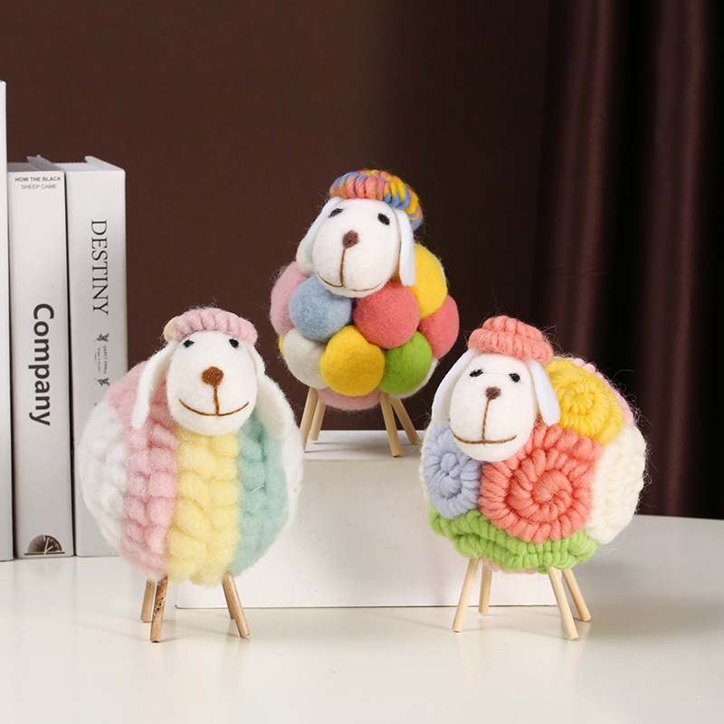 1 pz bella feltro pecora ornam - Home Textiles China recensione e prezzo