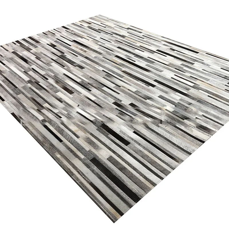 Tappeto grigio patchwork in pe - Home Textiles Importers In Usa recensione e prezzo